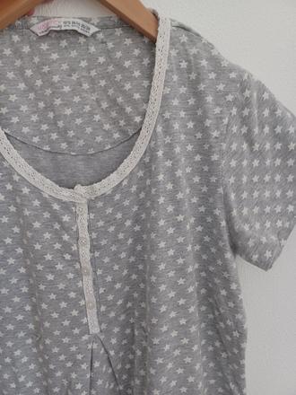 Nočná tehotenská košeľa na kojenie, 