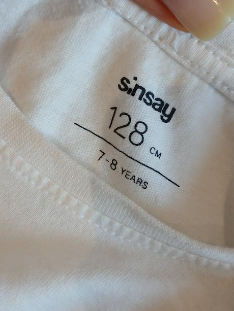 Dievčenské tričko s potlačou sinsay (128), sinsay,128