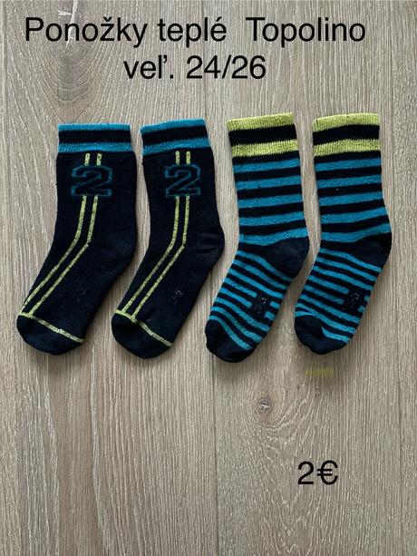 Ponožky topolino veľ. 24/26, topolino,24