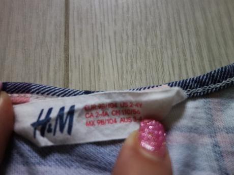 Šaty h&m 98/104, h&m,98