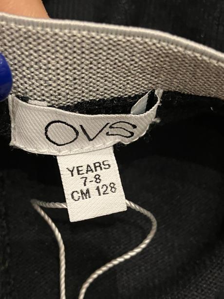 Dievčenské legíny, kamašle čierne ovs (7-8 r.), ovs,128
