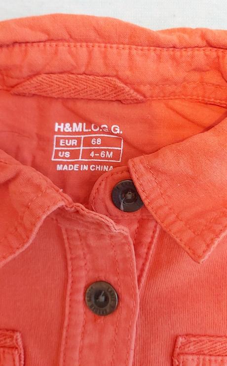 Polokošeľa s dlhým rukávom h&m 68, l.o.g.g.,68