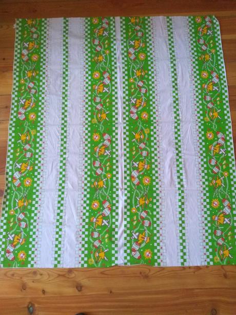 Retro veľkonočny obrus veľky - 15eur,