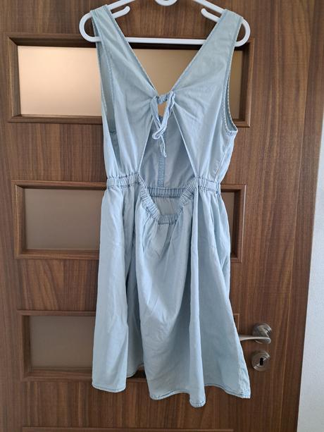 Šaty jeansové, h&m,xs