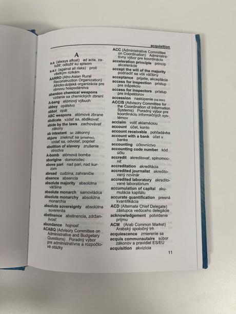 Špičkové právnické slovníky (marta chromá), 