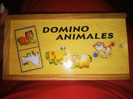 Drevene domino zvieratka,