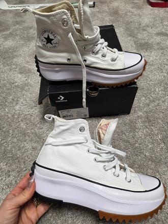 Biele štýlove tenisky, converse,37