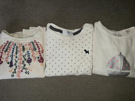 Tričká dlhý rukáv, zara,86