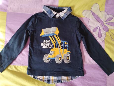 Tričko košeľa s bágrom, 92