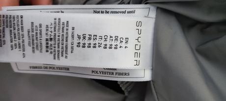 Lyžiarska súprava spyder, 104