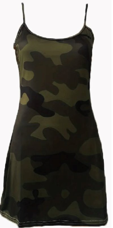 Army maskáčové zelené minišaty/tunika, v. m/l/xl, s
