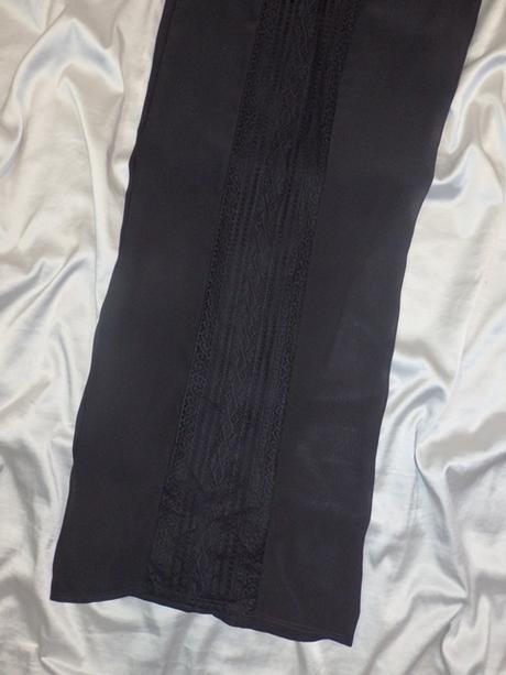 Kvalitné letné nohavice s čipkou, h&m,38