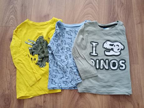 3x tričko dlhý rukáv, sinsay,98