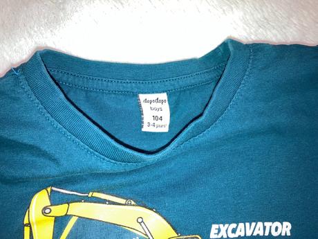 Tričko s bágrom, dopodopo,104