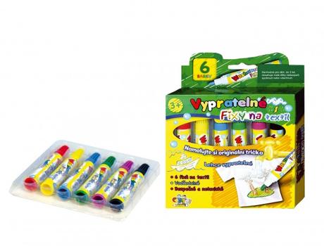 Fixky na textil - ľahko vyprateľné,