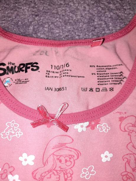 Tielko smurfs 110/116, 116