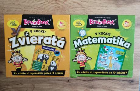 Brainbox matematika a zvieratá + svet a obrázky, 