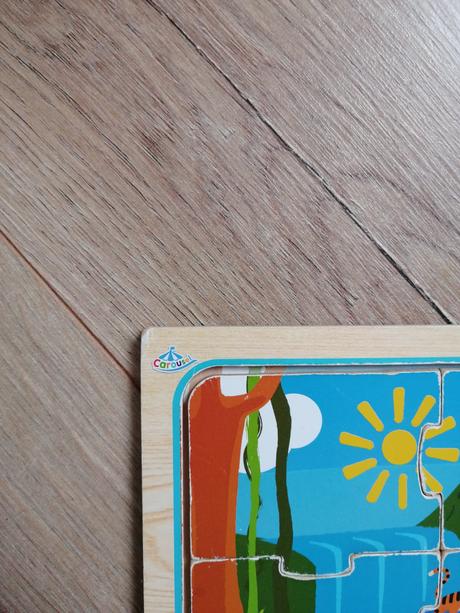 Puzzle carousel džungľa zoo,