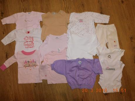 3.balík oblečenia 56/68, 50–62