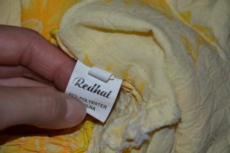 Slnieckovo zlte saty/tunika s velkymi kvetmi 2-6r., 98