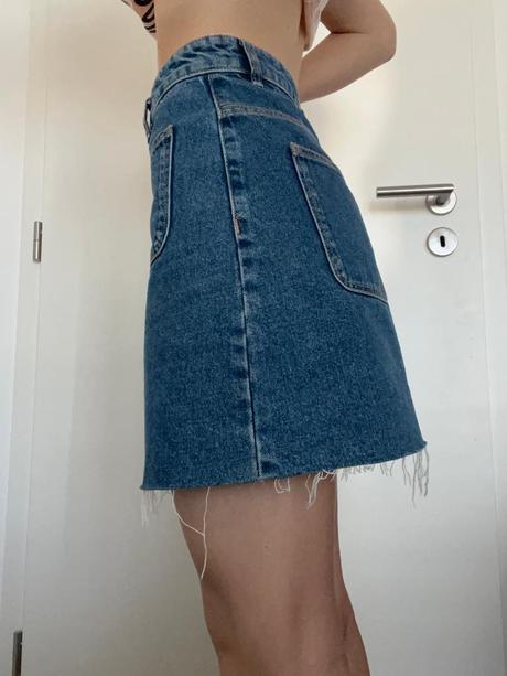 Rifľová sukňa zn. zara, zara,s