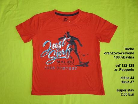 Tričko, pepperts,128