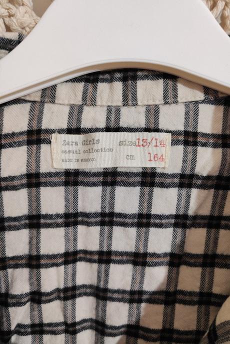 Flanelová košeľa zara, zara,164