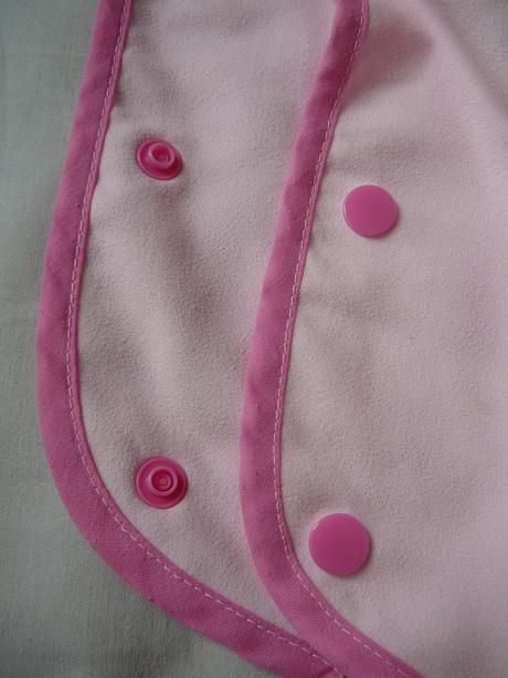 Ružové pončo z mikrovlákna "motýľ" littlelife, 104