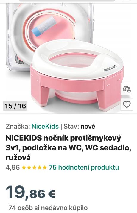 Cestovný skladací nočník, 