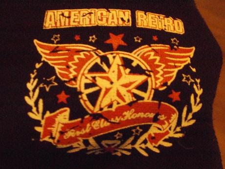 Čierna mikina american retro, 170