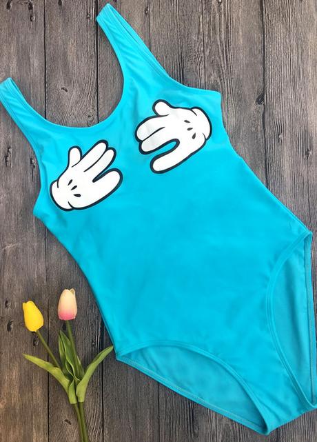 Plavky mickey hands, l / s