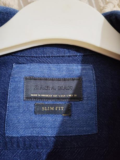 Pánska riflová košeľa zara, zara,s