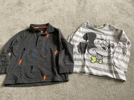 Detské trička dlhy rukáv, disney,86