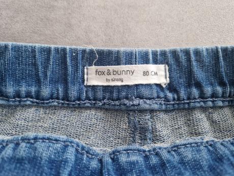 Dievčenské džegíny fox&bunny veľ. 80, fox & bunny,80