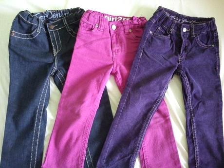 Slim menčestráky, h&m,98