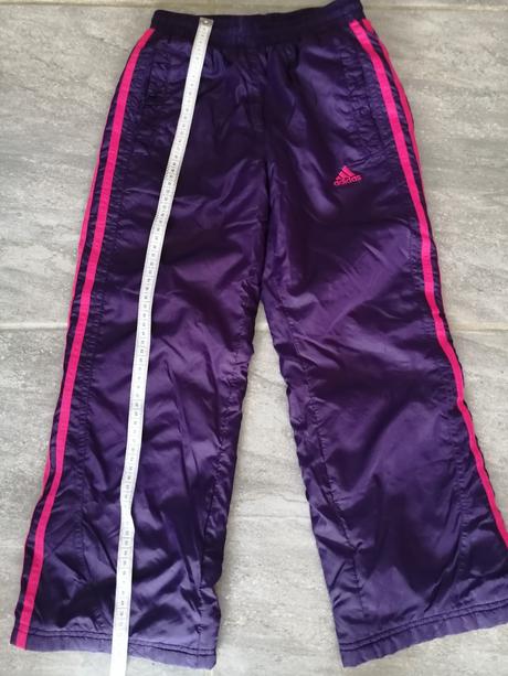 Dievč. tepláky adidas v128 zateplené climaproof, adidas,128