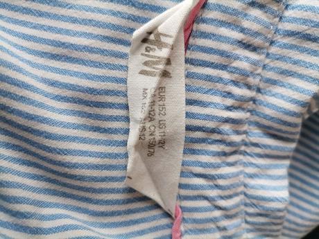 Letná blúzka bez rukávov, h&m,152