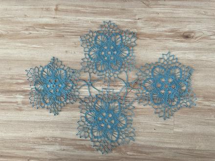 Modré malé  dečky, rozmer 50x35cm, 