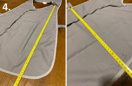 Zástera s nastaviteľným pásom - sivá / šeda,