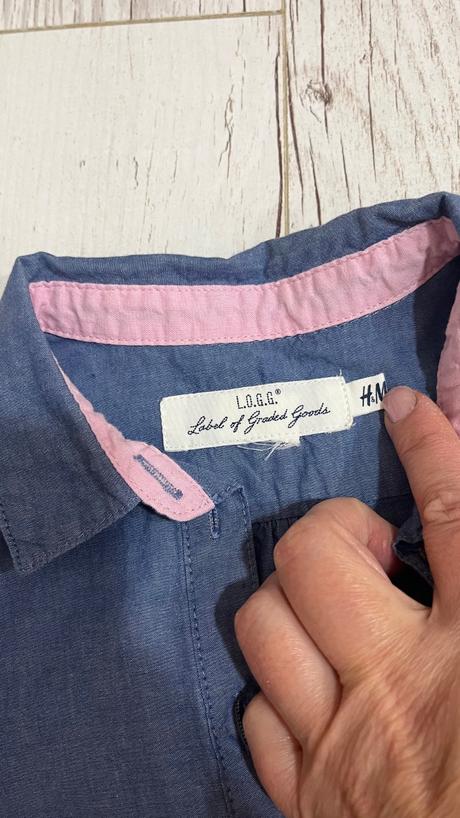 Košeľové šaty 110, h&m,110