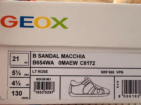 Nové nepoužité sandálky geox, geox,21