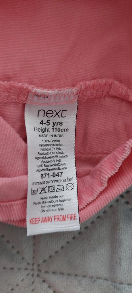 Next menčestrové šaty tunika, next,110