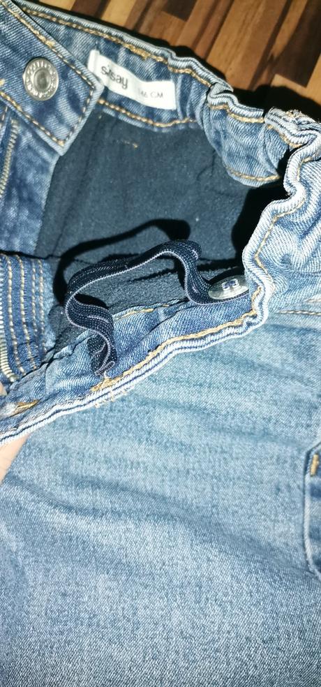 Tmave zateplene rifle 146, sinsay,146