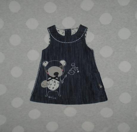 Riflové šaty na 3 až 6 mesiacov, next,68