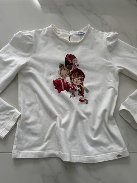 Tričko mayoral s perličkami, mayoral,134