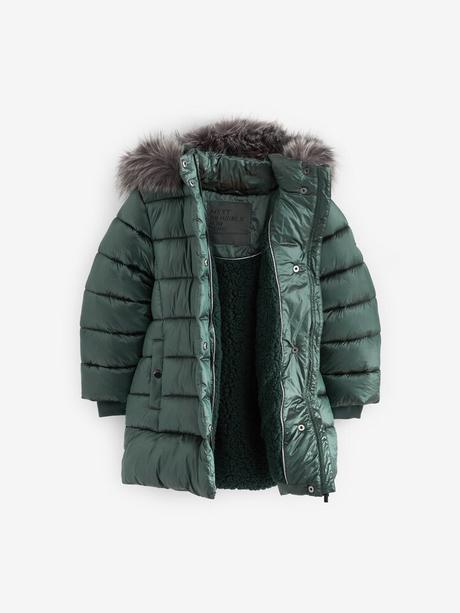 Next úžasná veľmi dobre zateplená zelená bunda, next,128