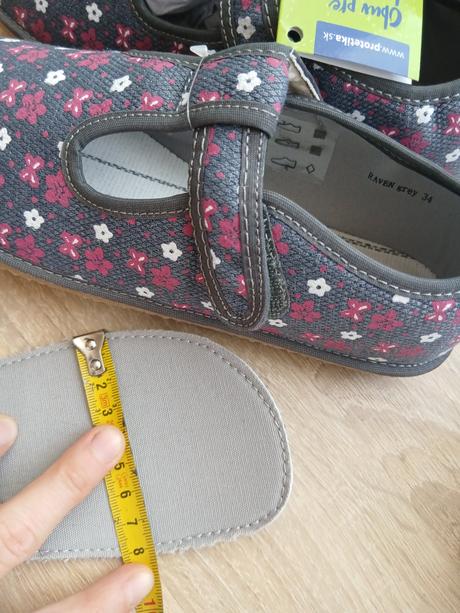 Nové papučky protetika barefoot, protetika,34 / 35