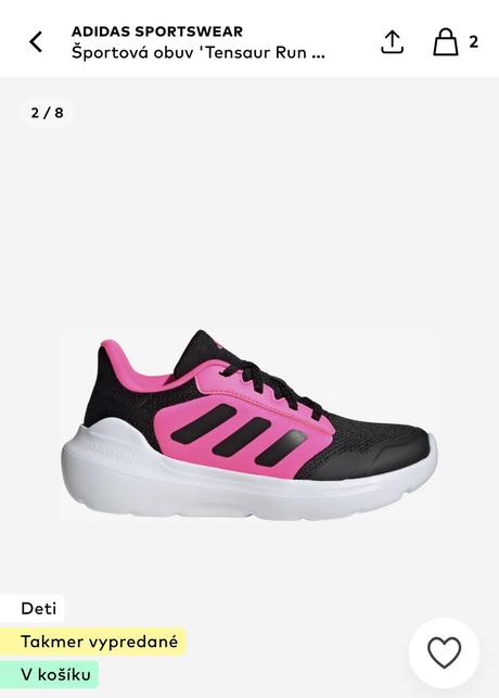 Tenisky adidas v.36 2/3 s visačkou, adidas,36
