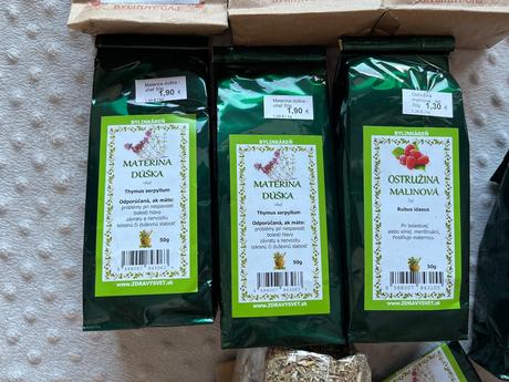 Bylinná náparka pred pôrodom - čaje bylinky, 