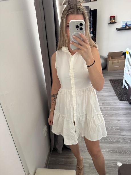 Biele šaty, house,xs